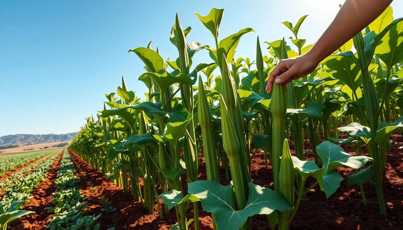 Farming Okra