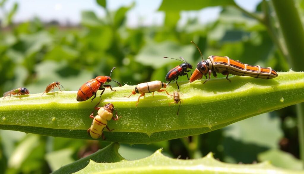 Okra pests