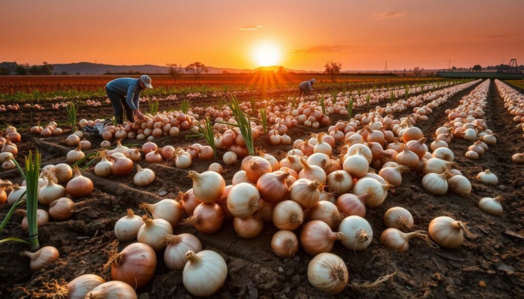 Onion Harvesting Techniques