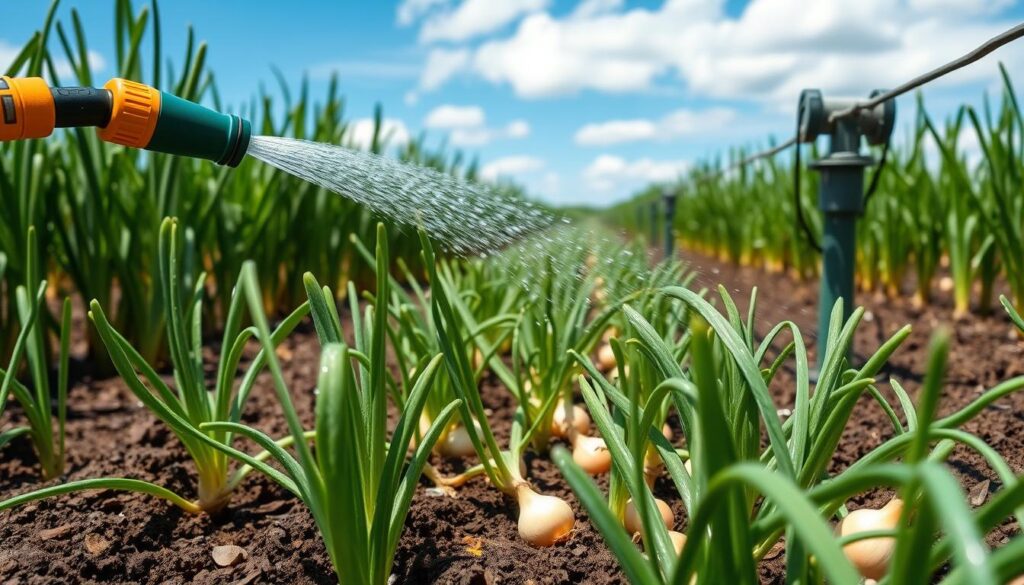 Onion Watering Techniques