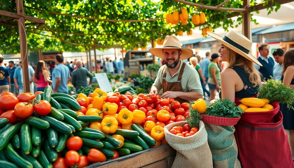 boosting farm vegetable sales