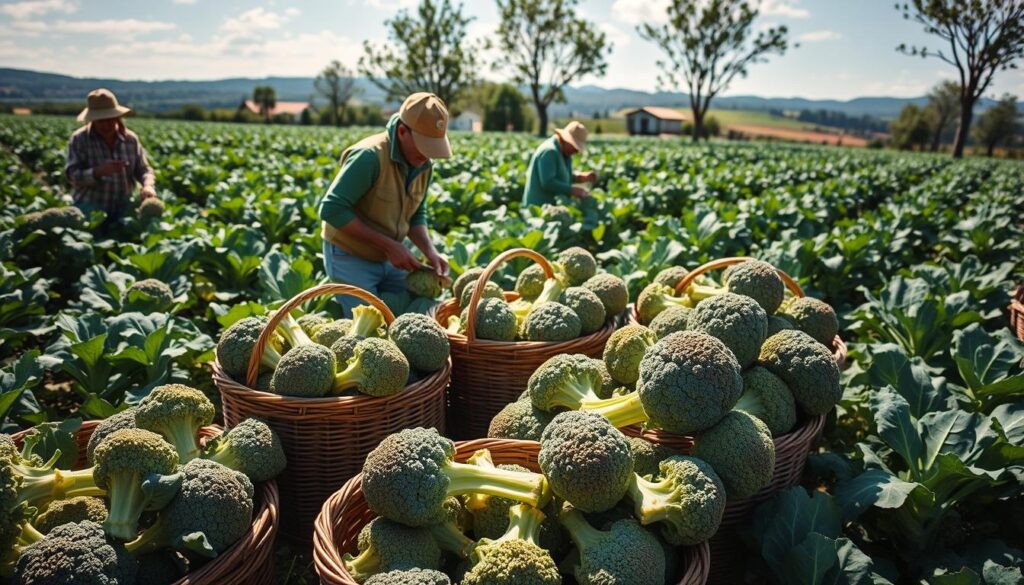 broccoli harvesting techniques