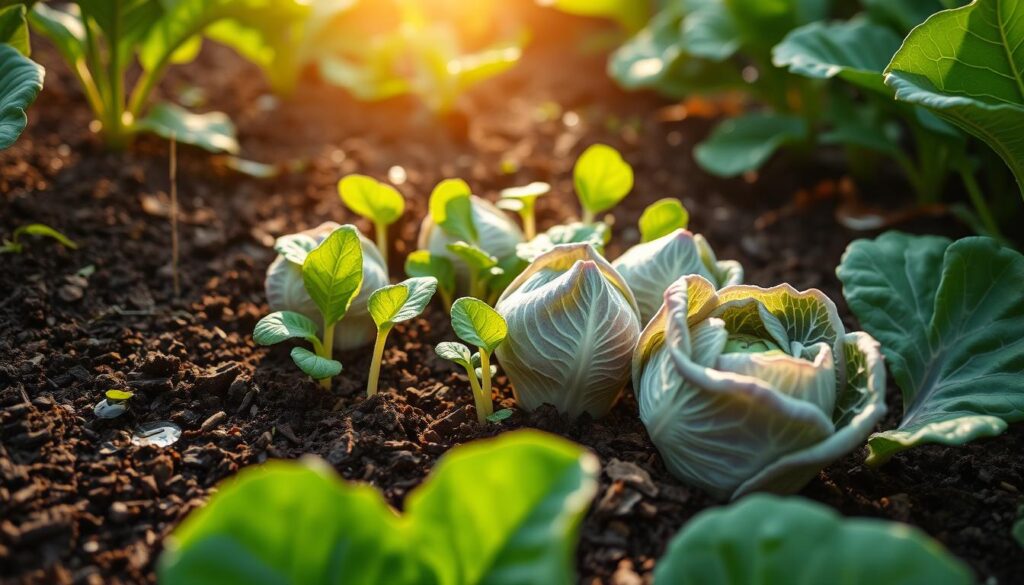 cabbage seedling care