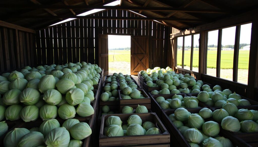 cabbage storage