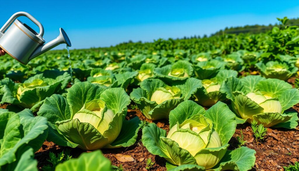 cabbage watering techniques