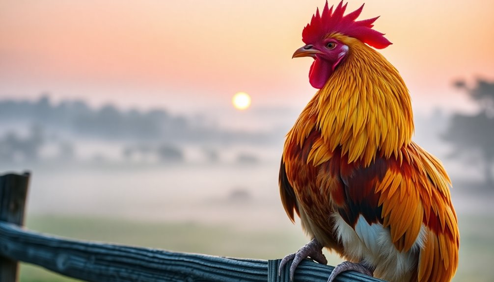 causes of rooster crowing