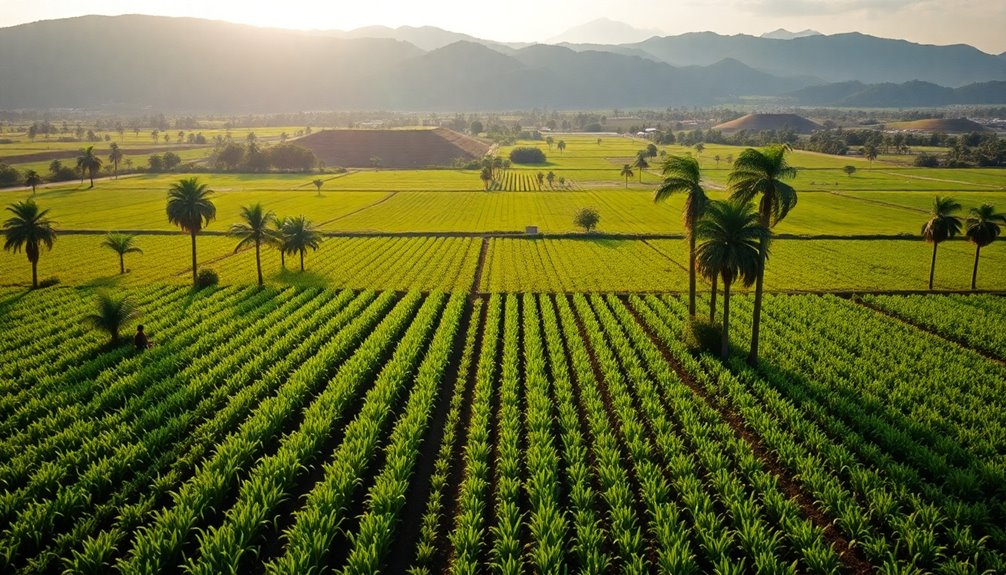 commercial crop farming system