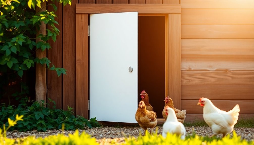 convenient automatic chicken access