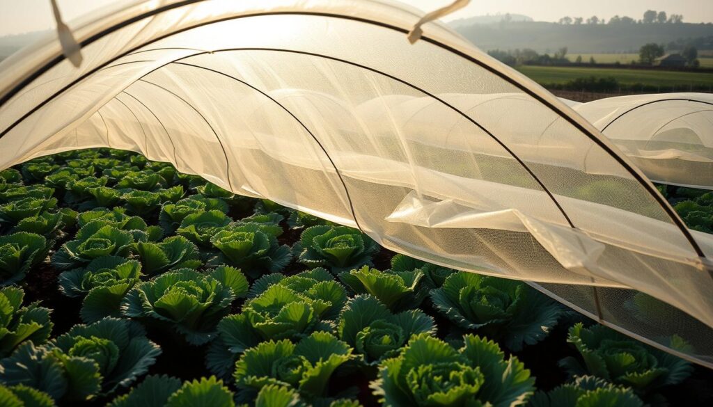 crop protection using cloches and row covers