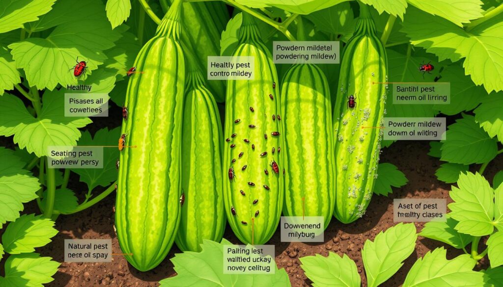 cucumber pests and disease management