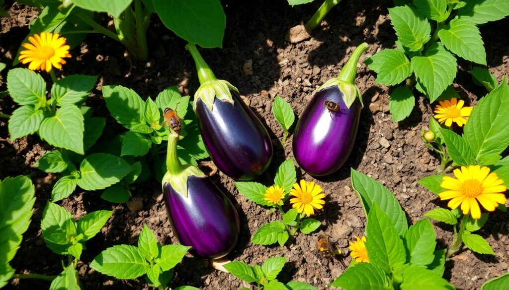 eggplant companion planting benefits