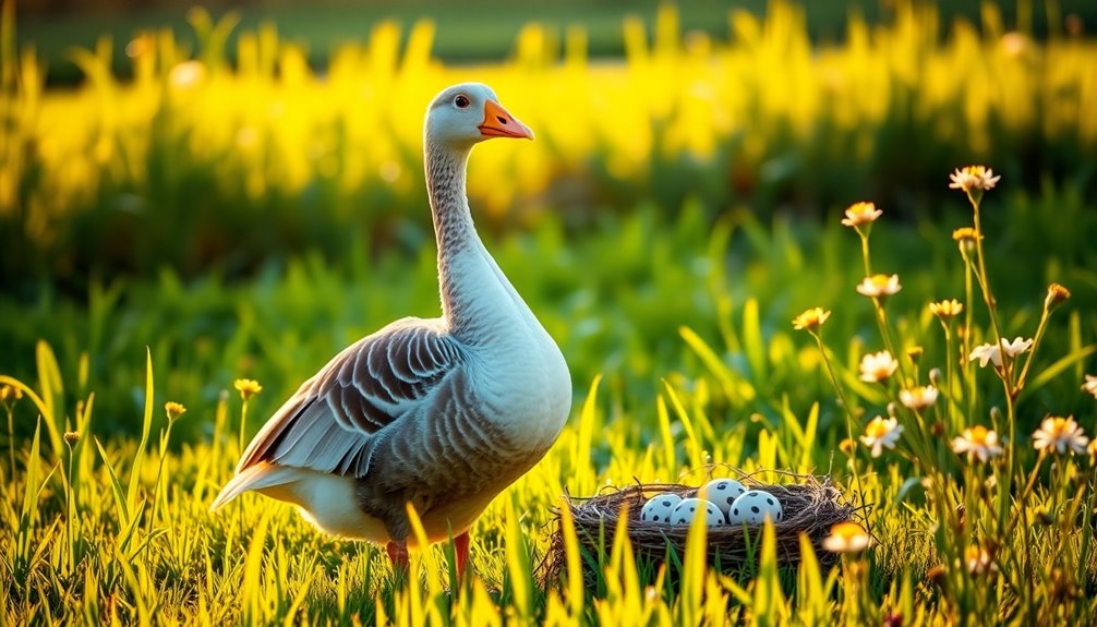 guard goose egg hatching