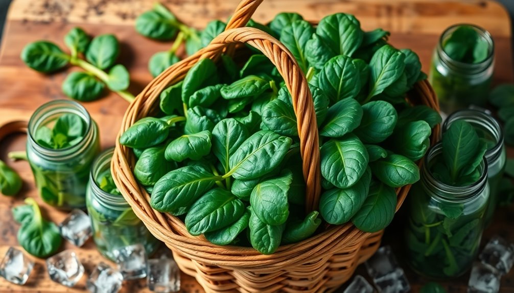 keep spinach fresh longer