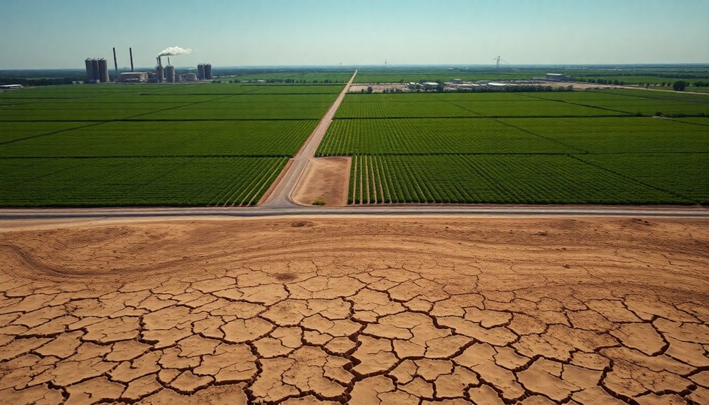 large scale farming practices