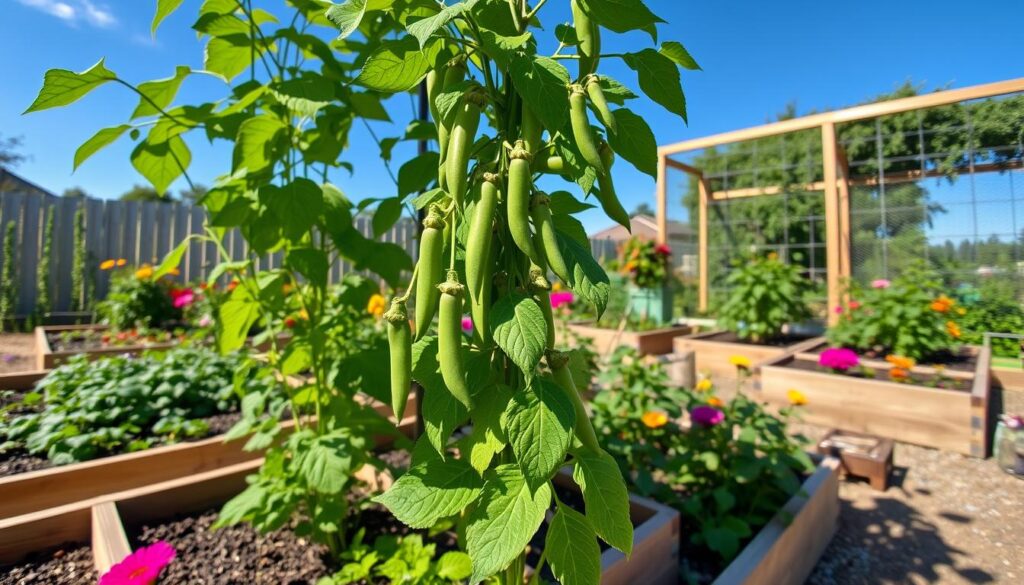 location for snap peas