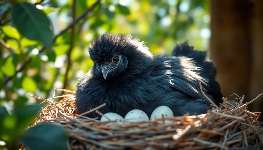 managing silkie egg laying