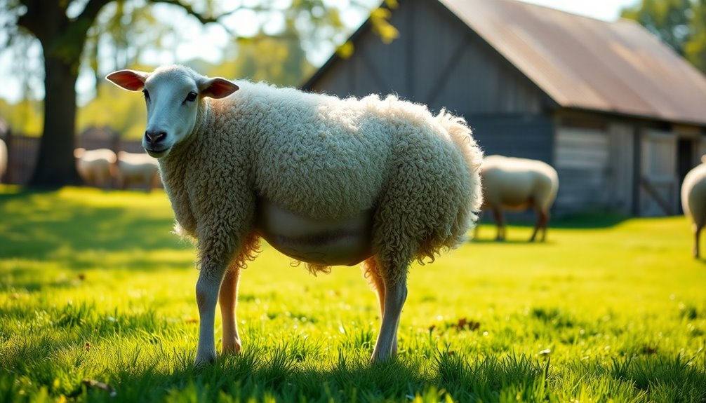 pregnancy signs in sheep