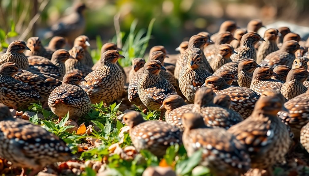 quail social interactions and hierarchy