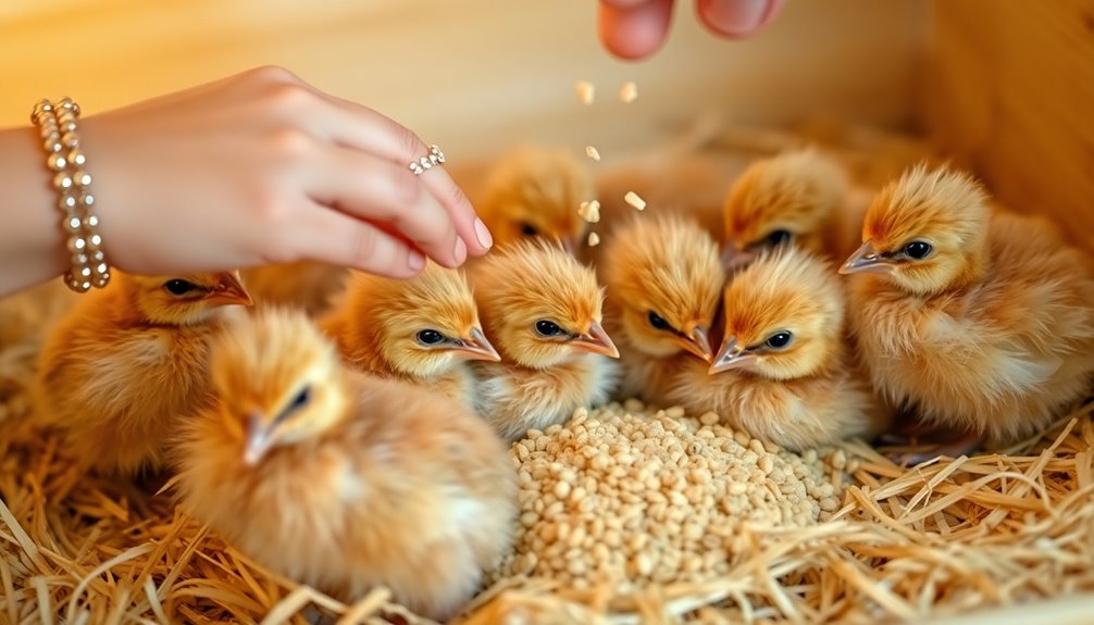 raising happy quail chicks