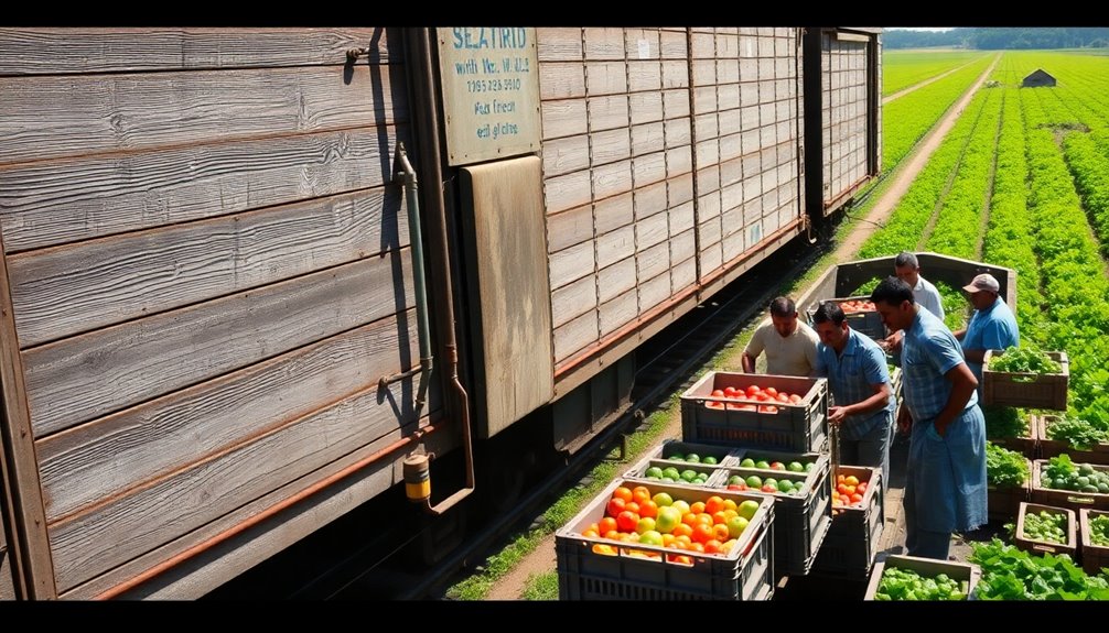 refrigerated railcars transportation evolution