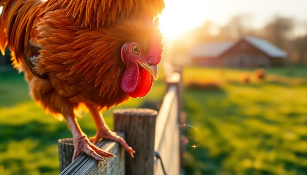 rooster crowing age triggers