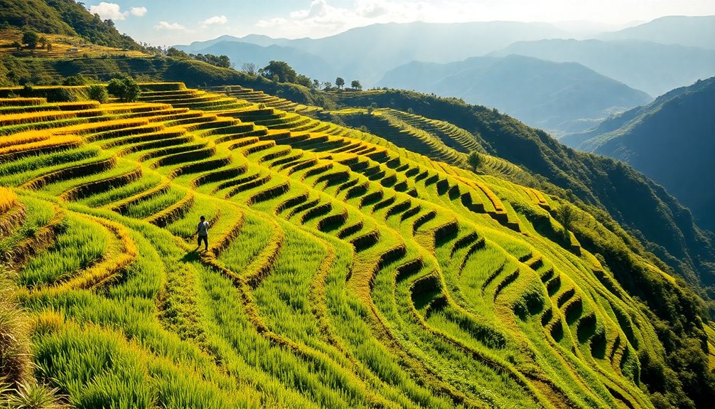 terrace farming crop selection