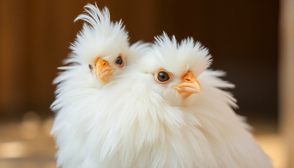 unique fluffy feathered breed