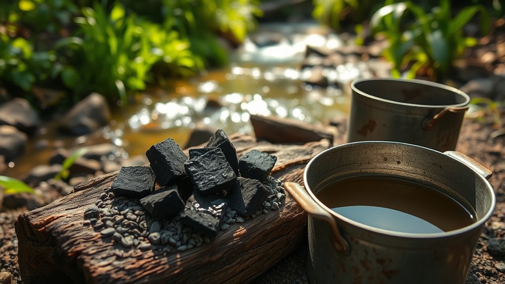 charcoal water purification method