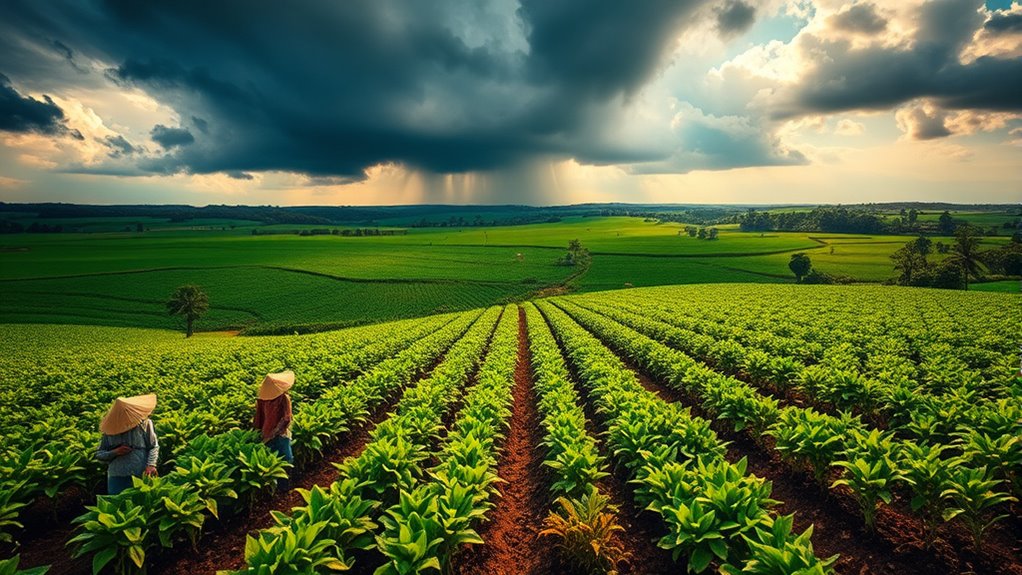 climate s influence on crops