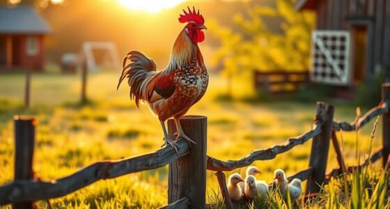 cockerels begin crowing age