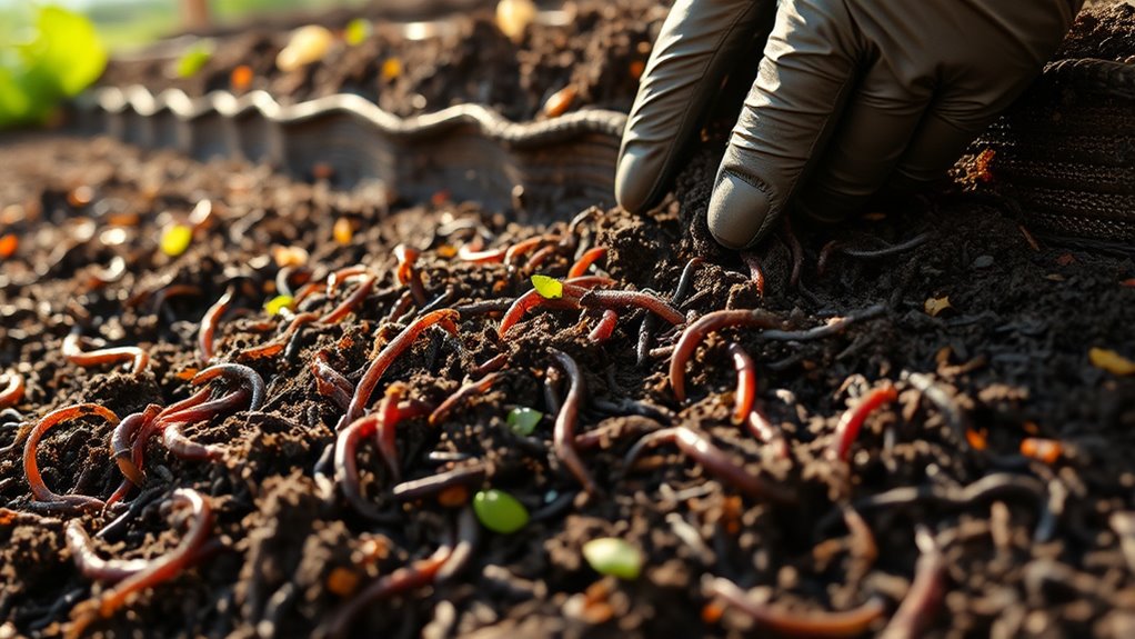 collecting nutrient rich soil amendments