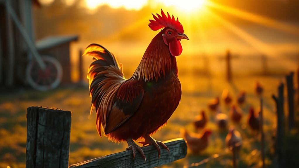 crowing pattern differences observed