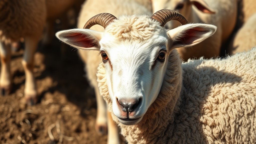 ewes exhibiting noticeable behavior