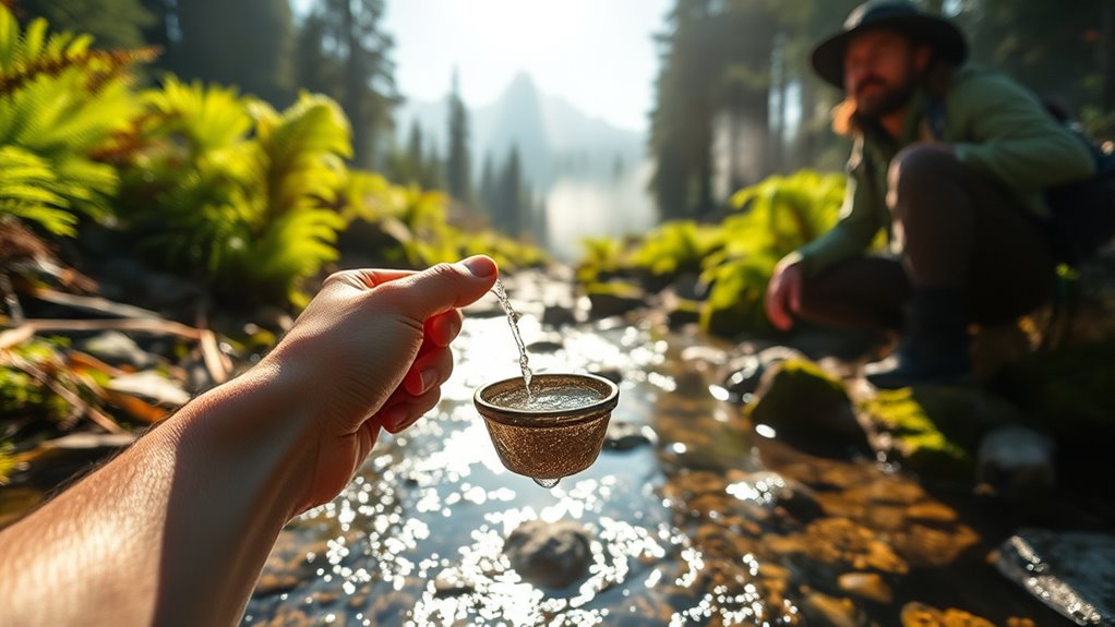 finding water in wilderness