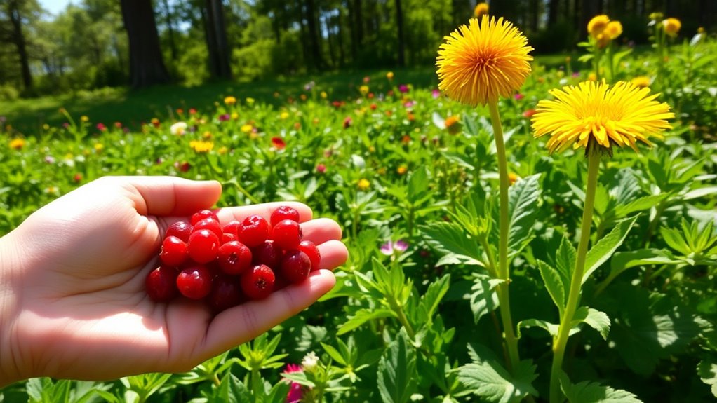 foraging for wild edibles