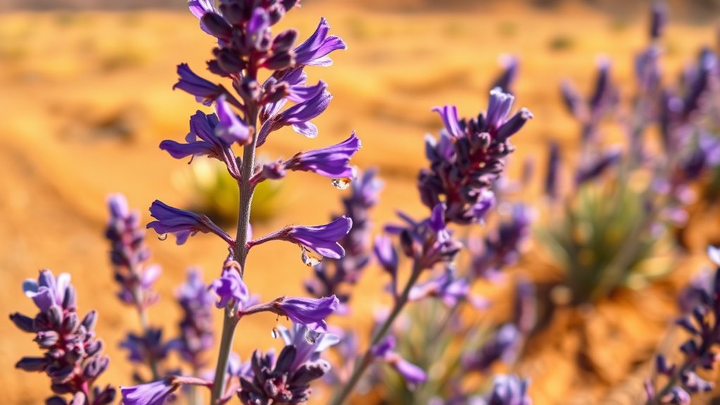fragrant purple flowering herb