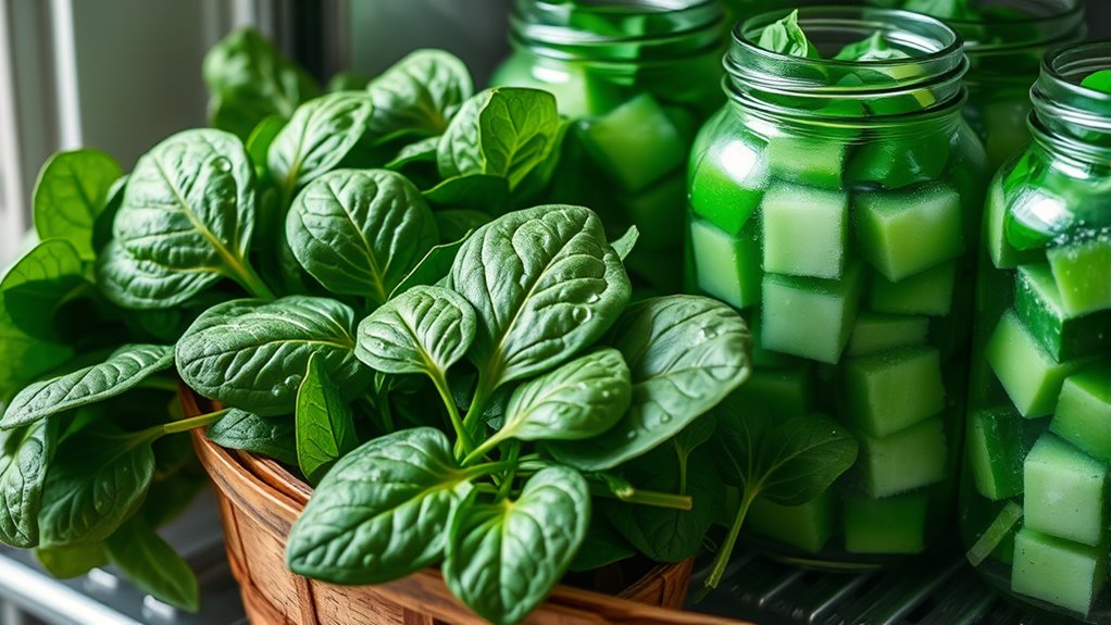 fresh spinach storage tips
