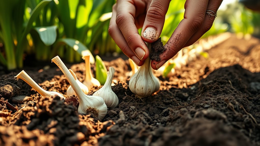 garlic cultivation and soil