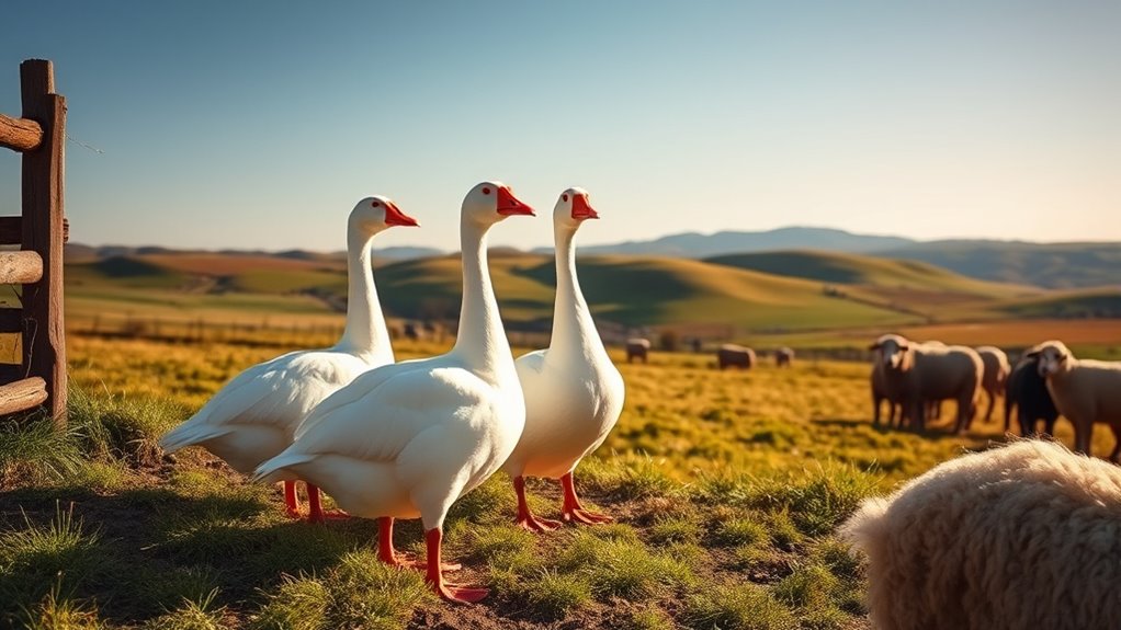 geese livestock protection integration