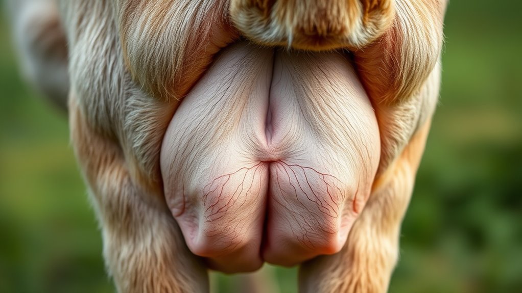 goat pregnancy udder changes