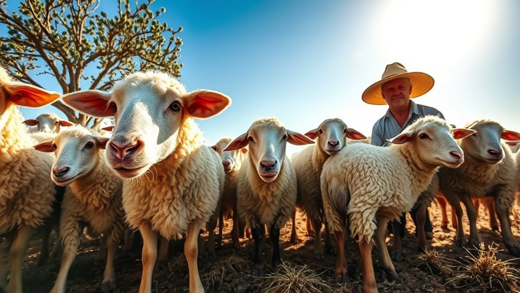 heat stress symptoms in sheep