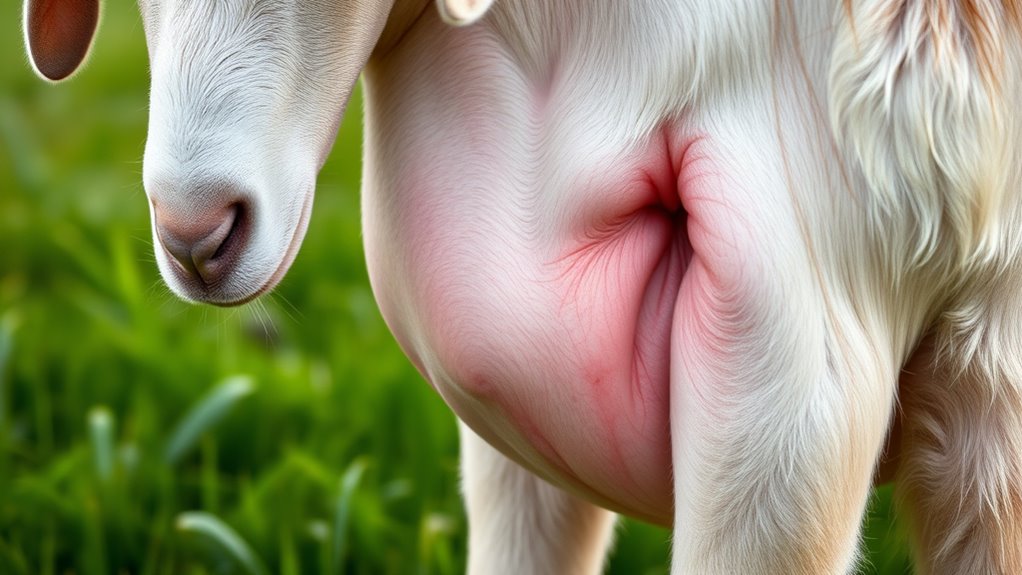 hormones affect udder growth