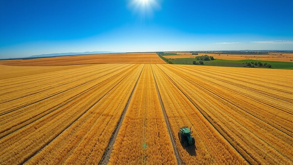 large scale farming practices