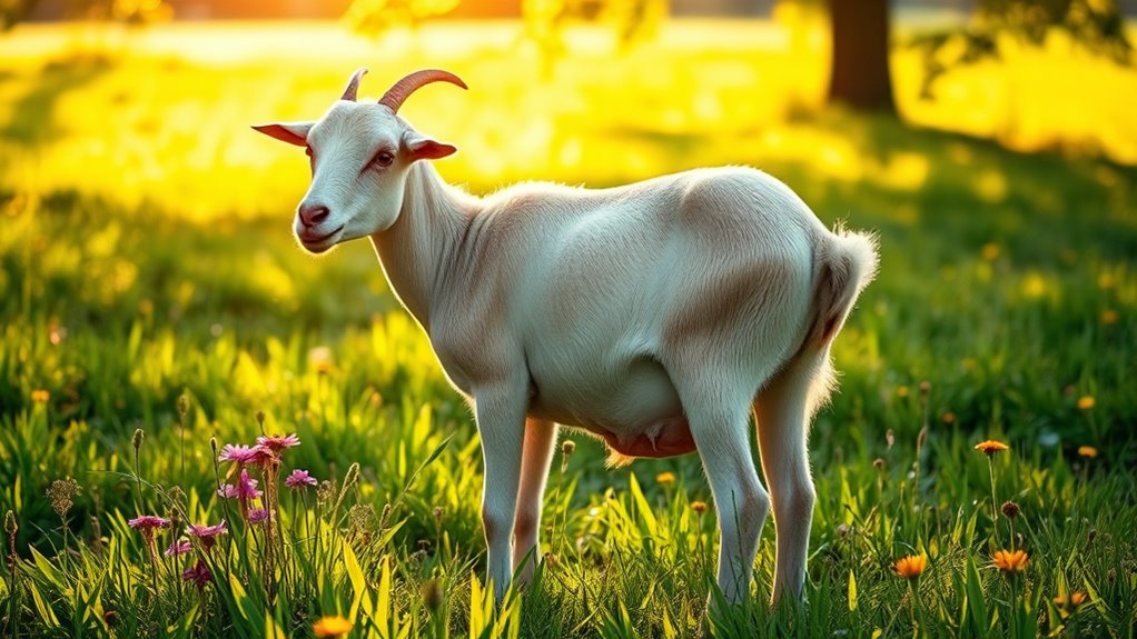 pregnant goat visual indicators
