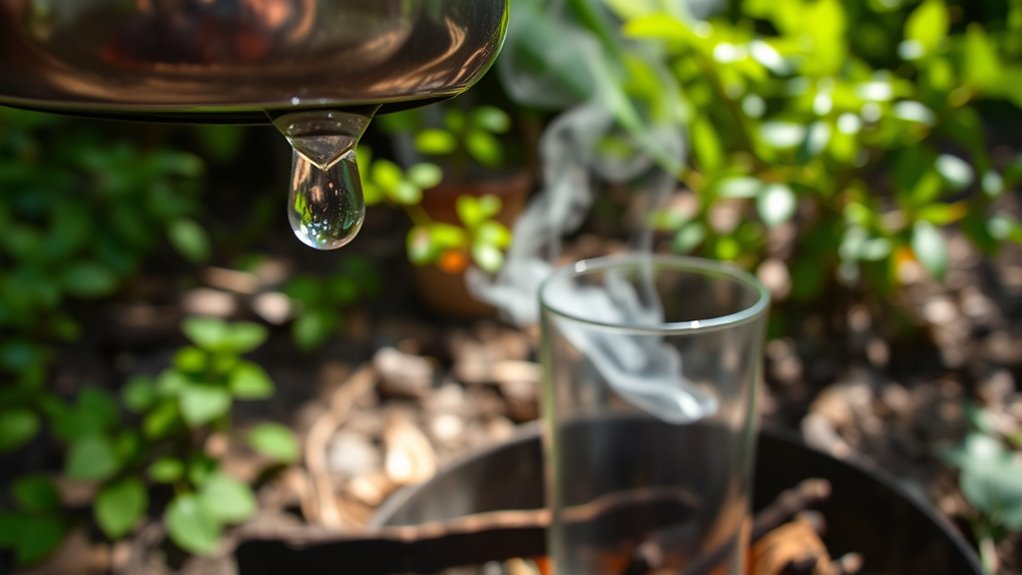 purifying liquids through evaporation