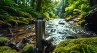 purifying water in wilderness