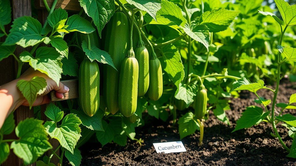 refreshing green garden vegetable