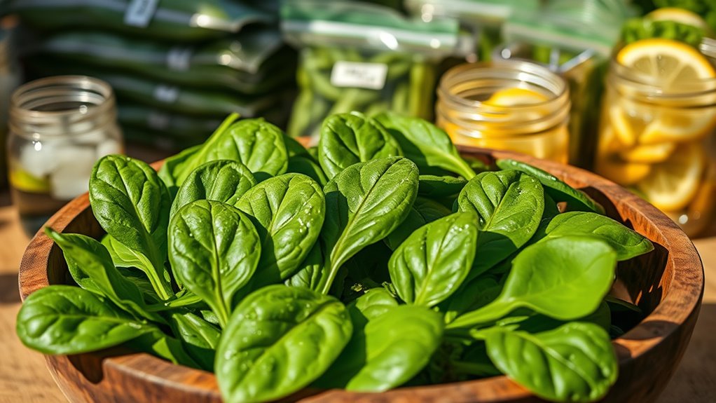 revitalize wilting spinach creatively