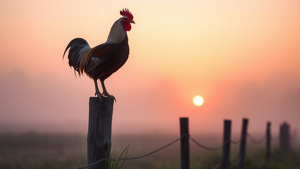 rooster crowing timing explained