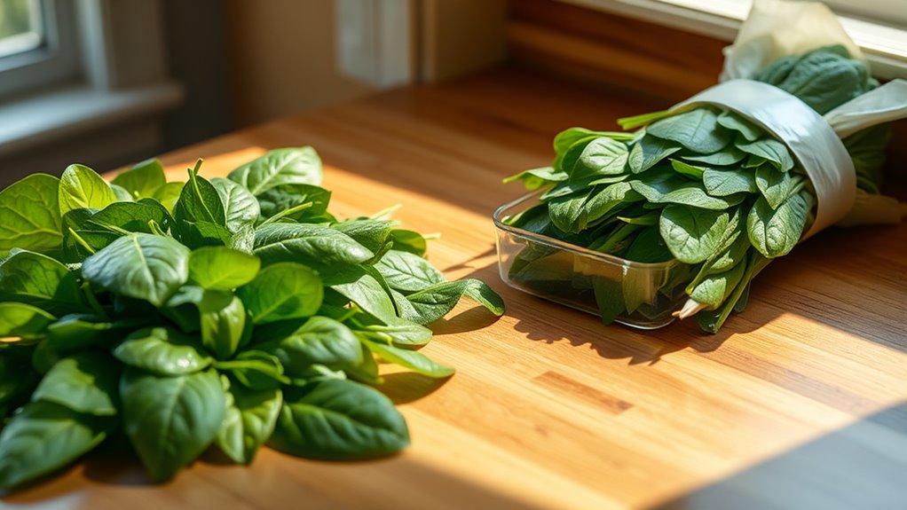 select quality spinach wisely